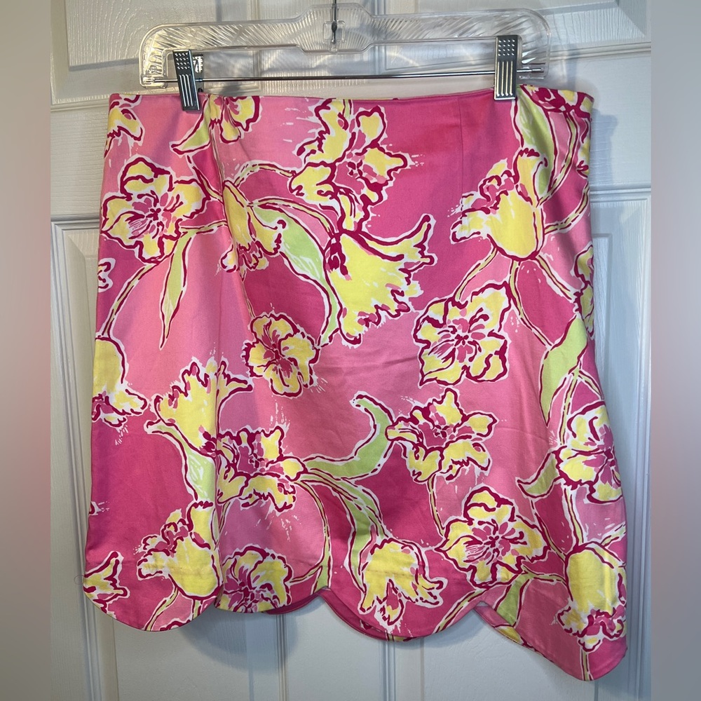 NWT Lilly Pulitzer Lynnie Skirt in Hotty Pink Day Lilly